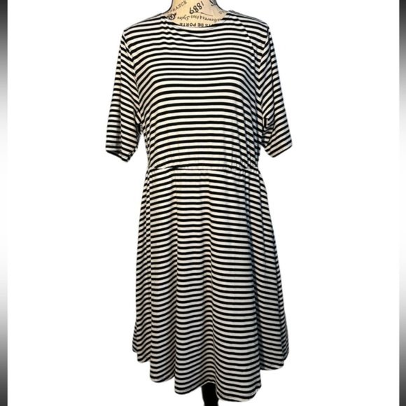 Torrid Mini Jersey Twist Back Skater Dress - Picture 2 of 6